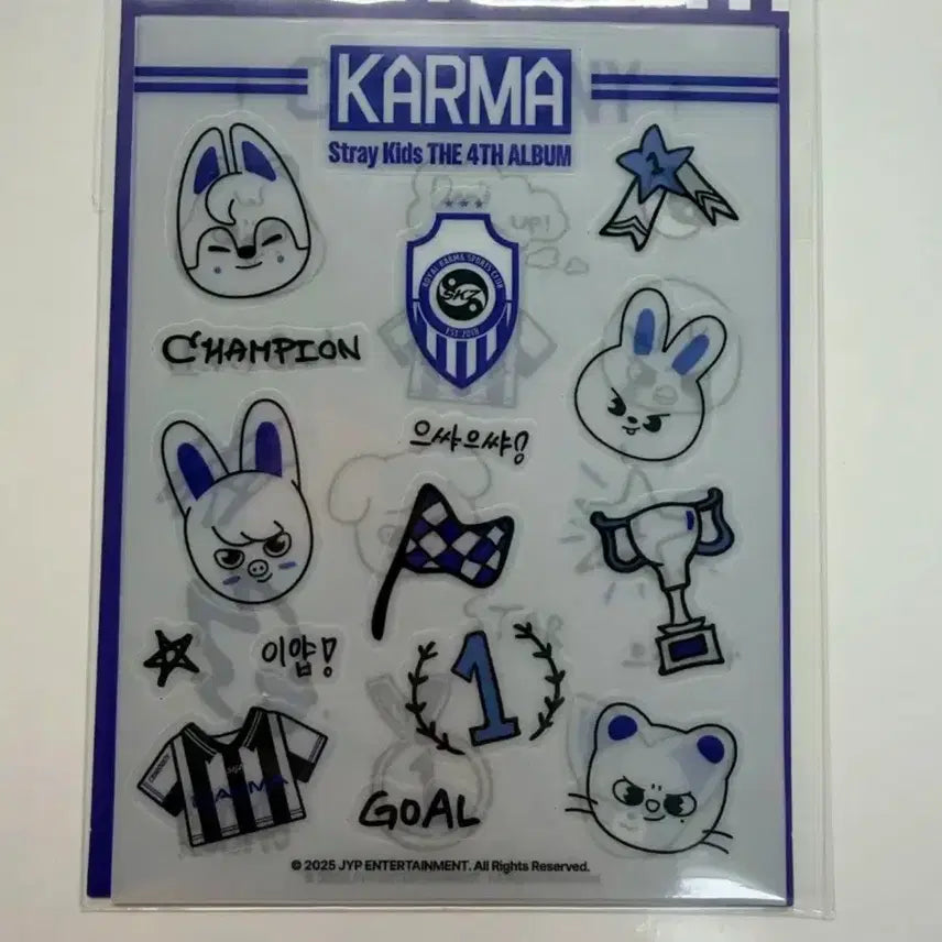 [BUNJANG] Stray Kids KARMA Tattoo Sticker / 스트레이키즈 KARMA 스키주 타투 스티커 새상품
