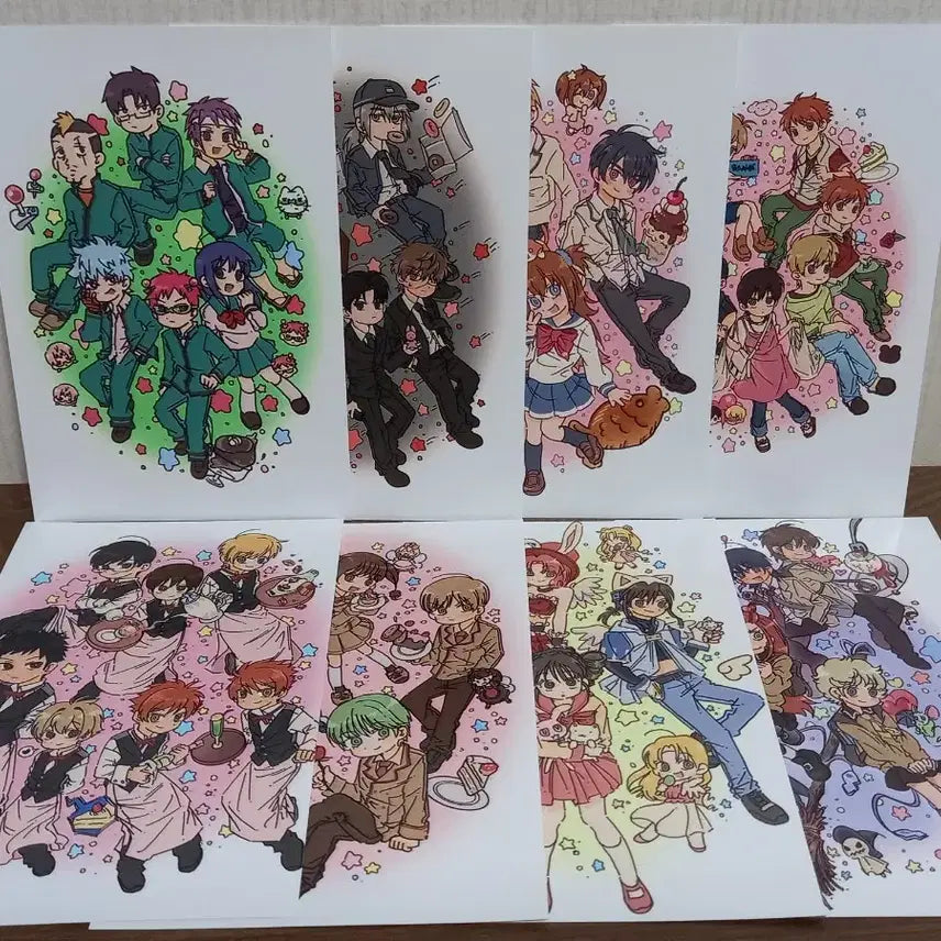 [BUNJANG] Anime Illustration Photo Set (12 Cards) / 여러 애니 일러스트 사진 세트 판매