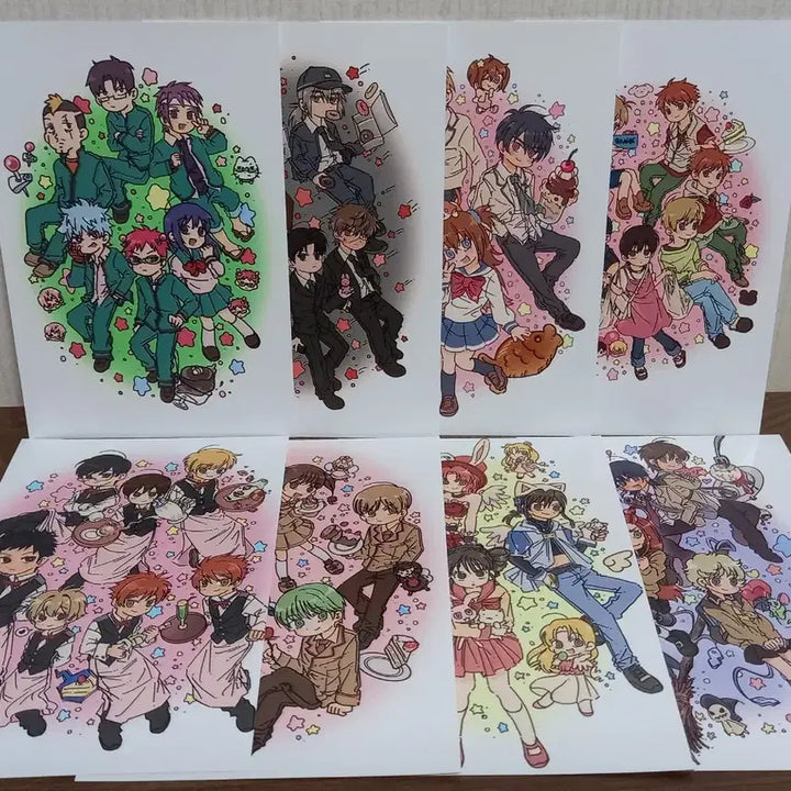 [BUNJANG] Anime Illustration Photo Set (12 Cards) / 여러 애니 일러스트 사진 세트 판매