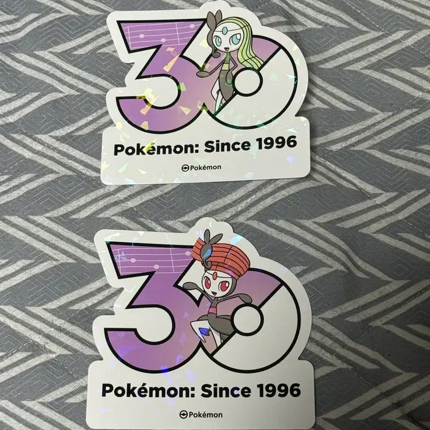 [BUNJANG] Pokemon 30th Anniversary Ols Young Sticker Set Meloetta / 포켓몬 30주년 올영 스티커 메로엣타