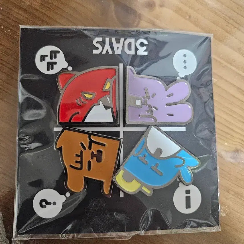 [BUNJANG]  잠뜰 Pixelry 3Days Badge (Sealed) / 잠뜰 픽셀리 3Days 뱃지 미개봉 상품 팝니다