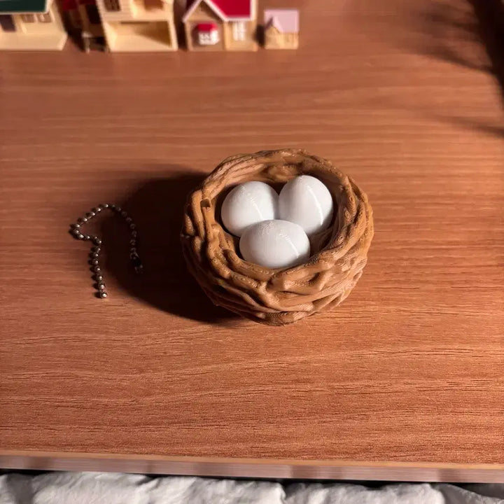 [BUNJANG] 3D Printed Egg Nest Clicker Keychain / 3D 프린팅 새알 둥지 클릭커