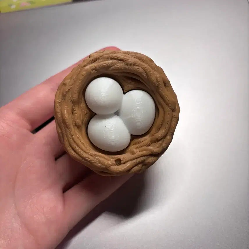 [BUNJANG] 3D Printed Egg Nest Clicker Keychain / 3D 프린팅 새알 둥지 클릭커