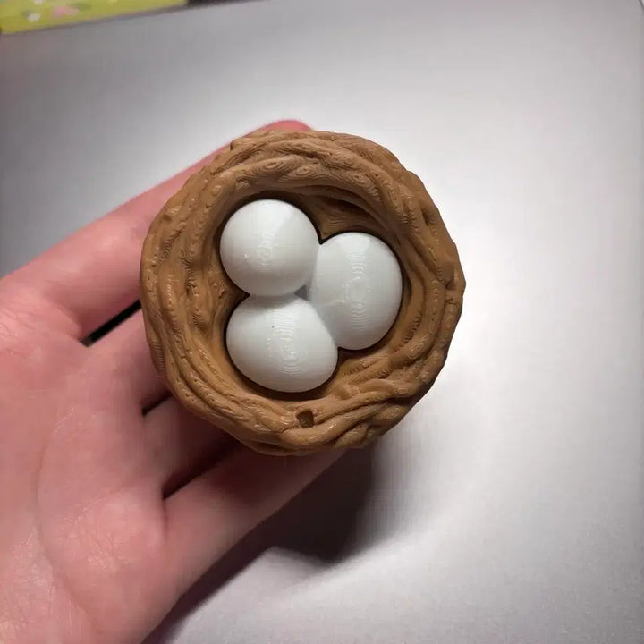 [BUNJANG] 3D Printed Egg Nest Clicker Keychain / 3D 프린팅 새알 둥지 클릭커