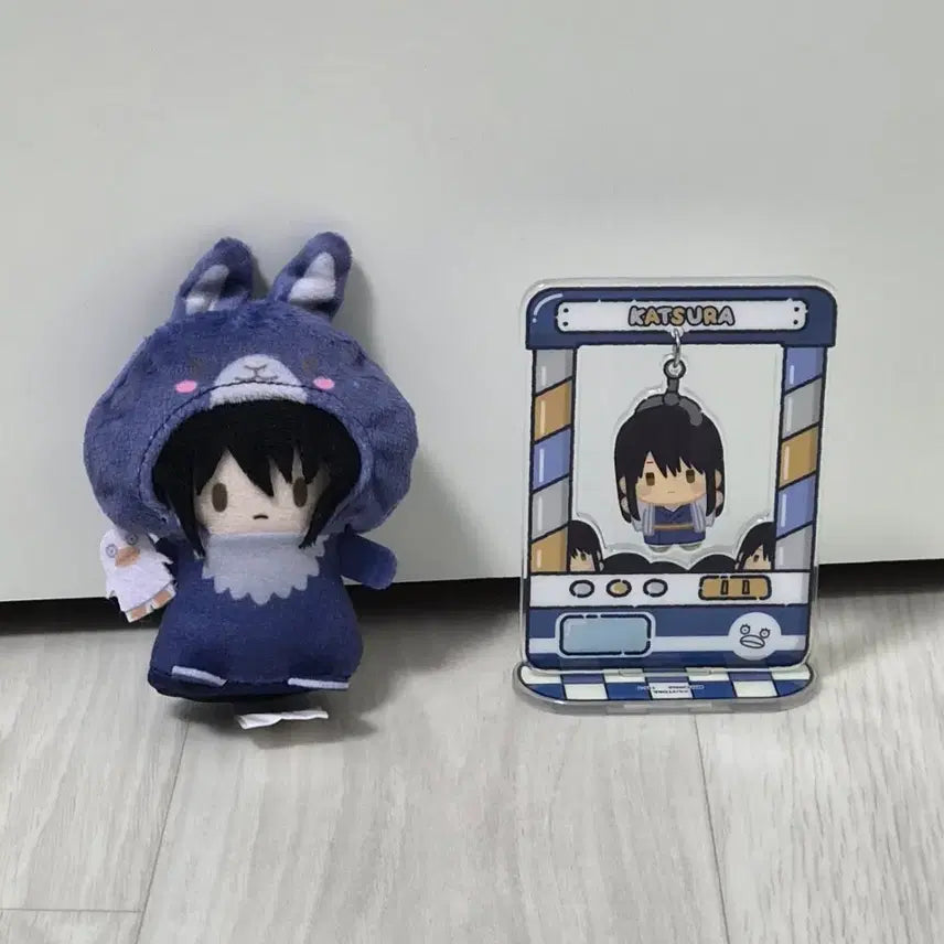 [BUNJANG] Gintama Katsura Kotaro Acrylic Stand &amp; Paperi Nui Plush Bundle / 은혼 카츠라 즈라 아크릴 + 파페라 누이 일괄
