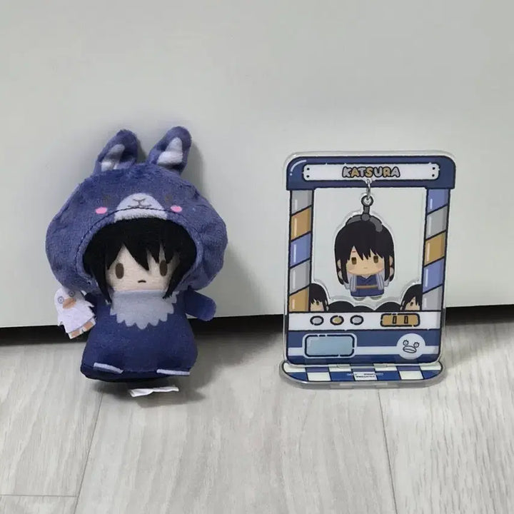 [BUNJANG] Gintama Katsura Kotaro Acrylic Stand &amp; Paperi Nui Plush Bundle / 은혼 카츠라 즈라 아크릴 + 파페라 누이 일괄