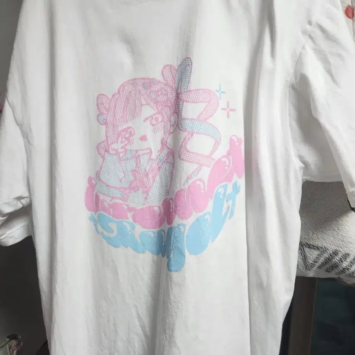 [BUNJANG] Need For Speed Overdose Choten Internet Angel T-Shirt XL / 니디걸 오버도즈 초텐 인터넷 엔젤 티셔츠xl 양산형 지뢰계 서브컬쳐