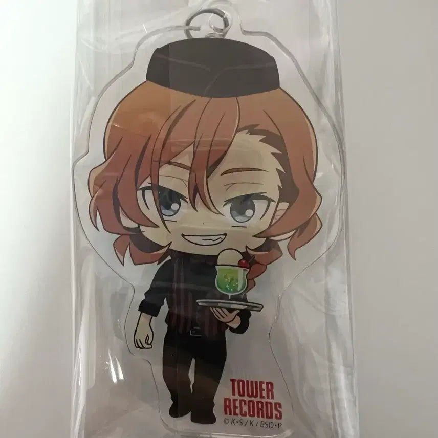 [BUNJANG] Bungo Stray Dogs Chuuya Nakahara Acrylic Keyring SD Tower Records / 문스독 나카하라 츄야 아크릴키링 아크릴 키링 sd SD 타워레코드