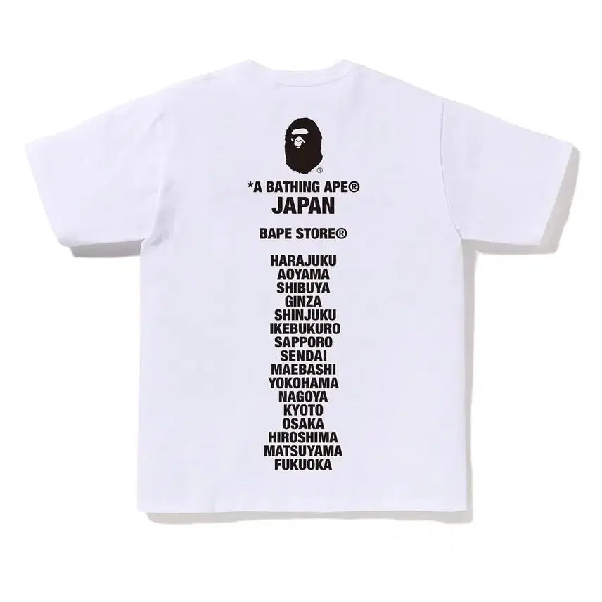 [SOLD OUT] 베이프 정품 S 재팬 에이프 헤드 반팔티