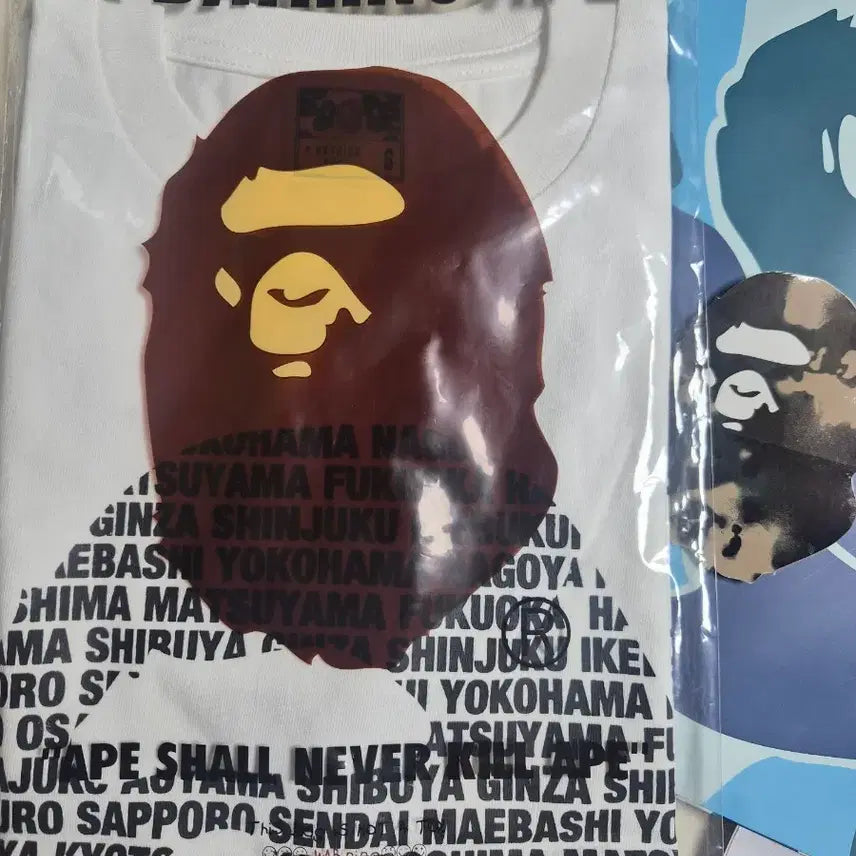 [SOLD OUT] 베이프 정품 S 재팬 에이프 헤드 반팔티