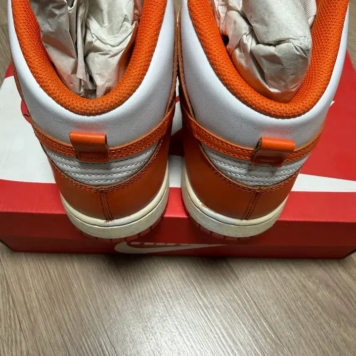 [BUNJANG] Nike Dunk High Retro Orange Blaze / 나이키 덩크 하이 레트로 오렌지 블레이즈 270