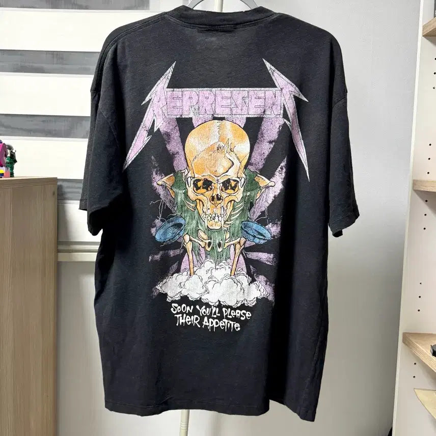 [BUNJANG] Rephresent Metallica Graphic T-Shirt / 메탈리카 리프리젠트  밴드 티셔츠 L