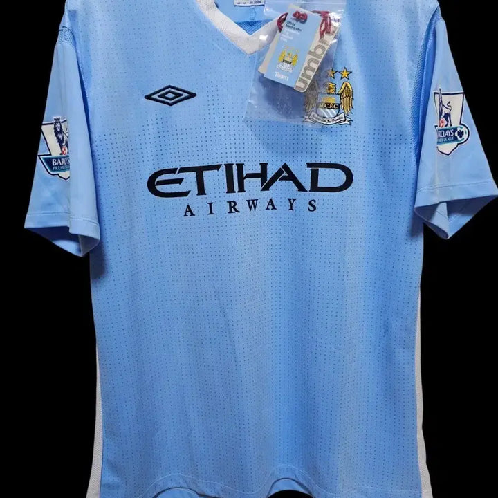 [BUNJANG] Manchester City Aguero 2011-12 Authentic Match Jersey (New with Tags) / 11-12 맨체스터 시티 유니폼 아구에로 마킹 (택채 새 제품)