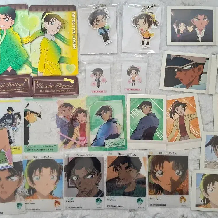 [BUNJANG] Detective Conan Heiji &amp; Kazuha Acrylic Pasha Emoca / 명탐정코난 헤이지 카즈하 헤카 아크릴 파샤 에모카