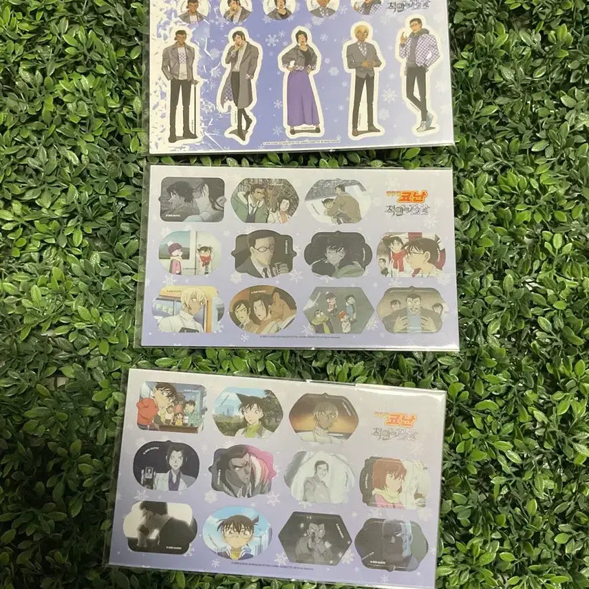 [BUNJANG] Detective Conan The Phantom of Scarlet Pop-Up Sticker Bundle Set / (일괄) 명탐정 코난 극장판 척안의 잔상 팝업 스티커