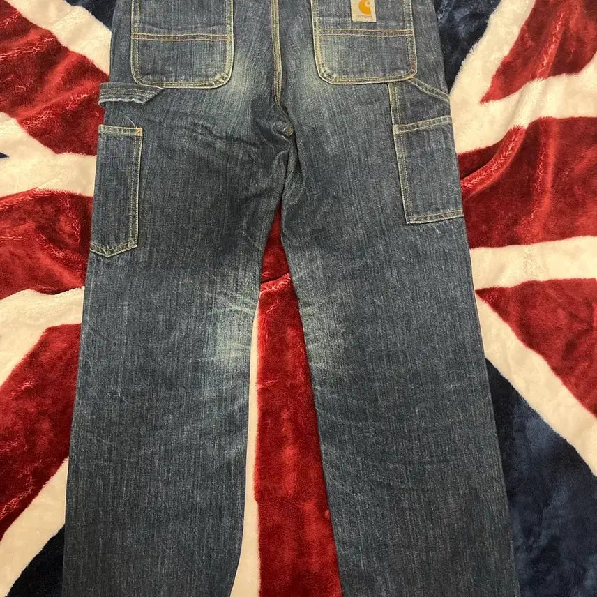 [BUNJANG] Carhartt Single Knee Carpenter Pants Blue Size 26 Waist / 칼하트 싱글 니 카펜터 팬츠 26허리 정품