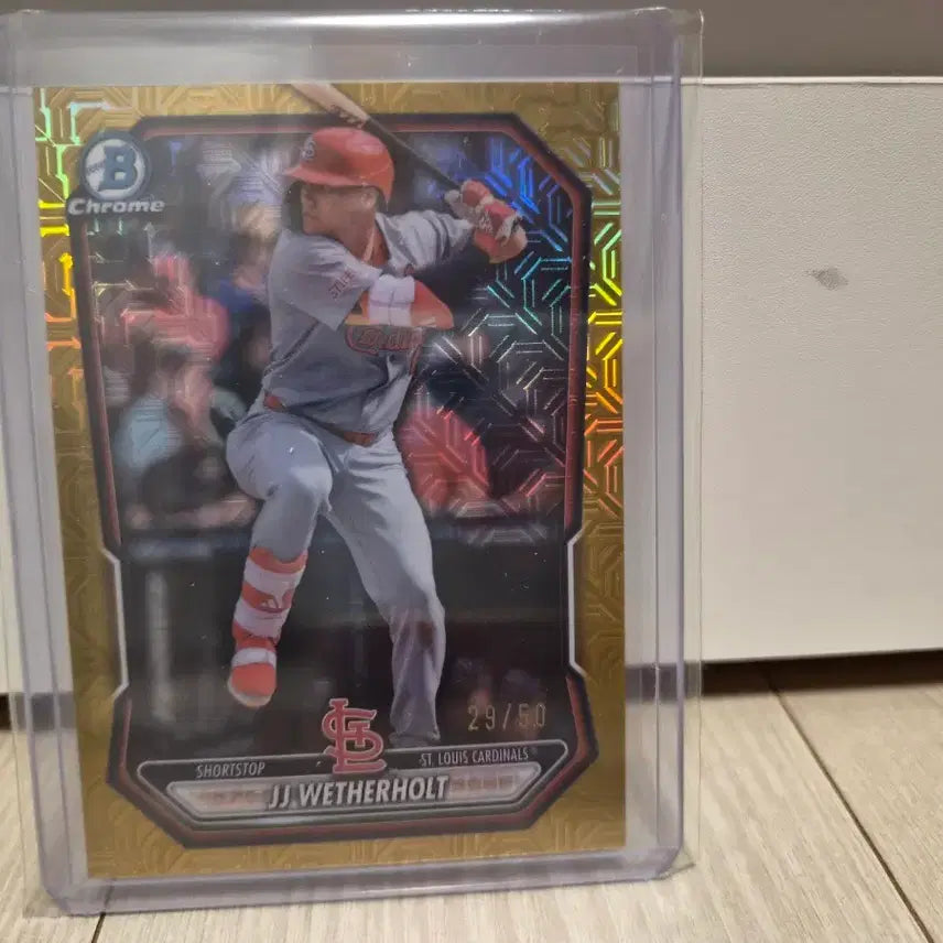 [BUNJANG] Topps Bowman Chrome JJ Wetherholt Autograph Rookie Card 