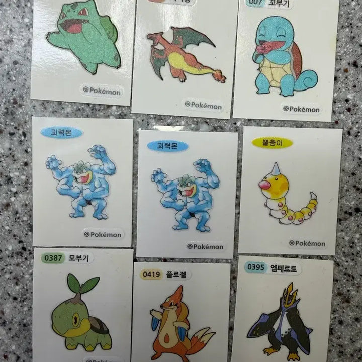 [BUNJANG] Pokemon Stickers Bundle Set / 포켓몬 띠부씰 일괄 판매