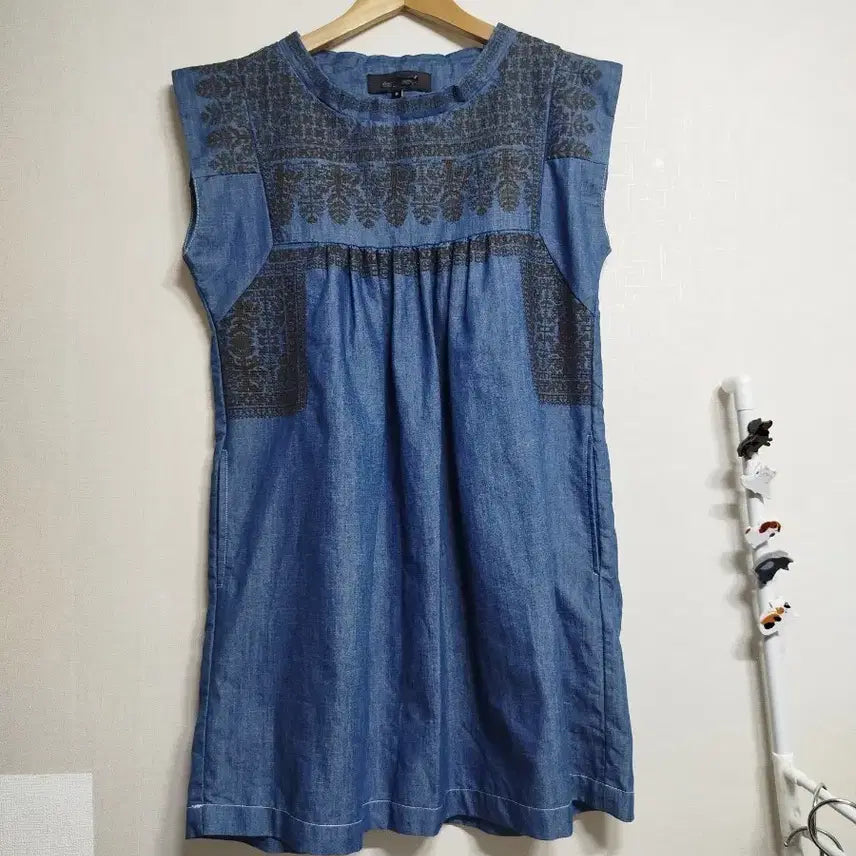 [BUNJANG] Denim Mini Dress / 데님 미니 원피스