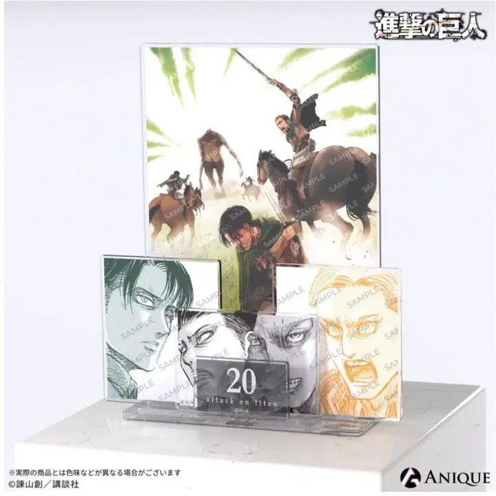 [BUNJANG] Attack on Titan Volume 20 Erwin Levi Counterattack Diorama Acrylic Stand Figure / 진격의거인 20권 엘빈 리바이 반격 디오라마 아크릴 스탠드 피규어