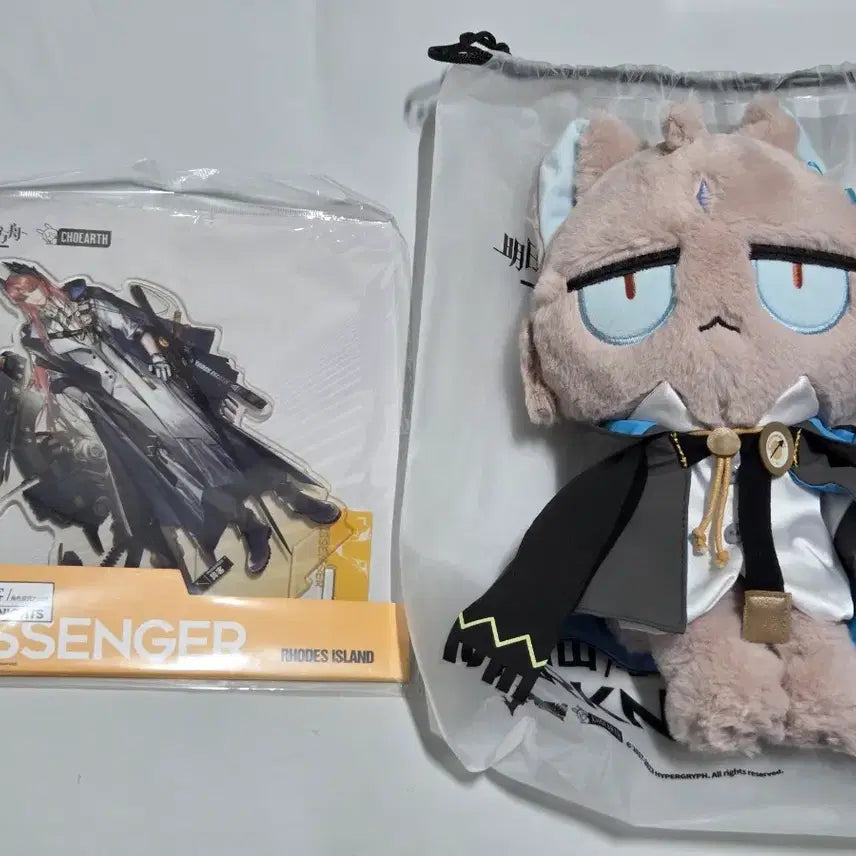 [BUNJANG] Arknights Passenger Acrylic Standee + Plush Doll / 명일방주 패신저 아크릴 스탠드+인형