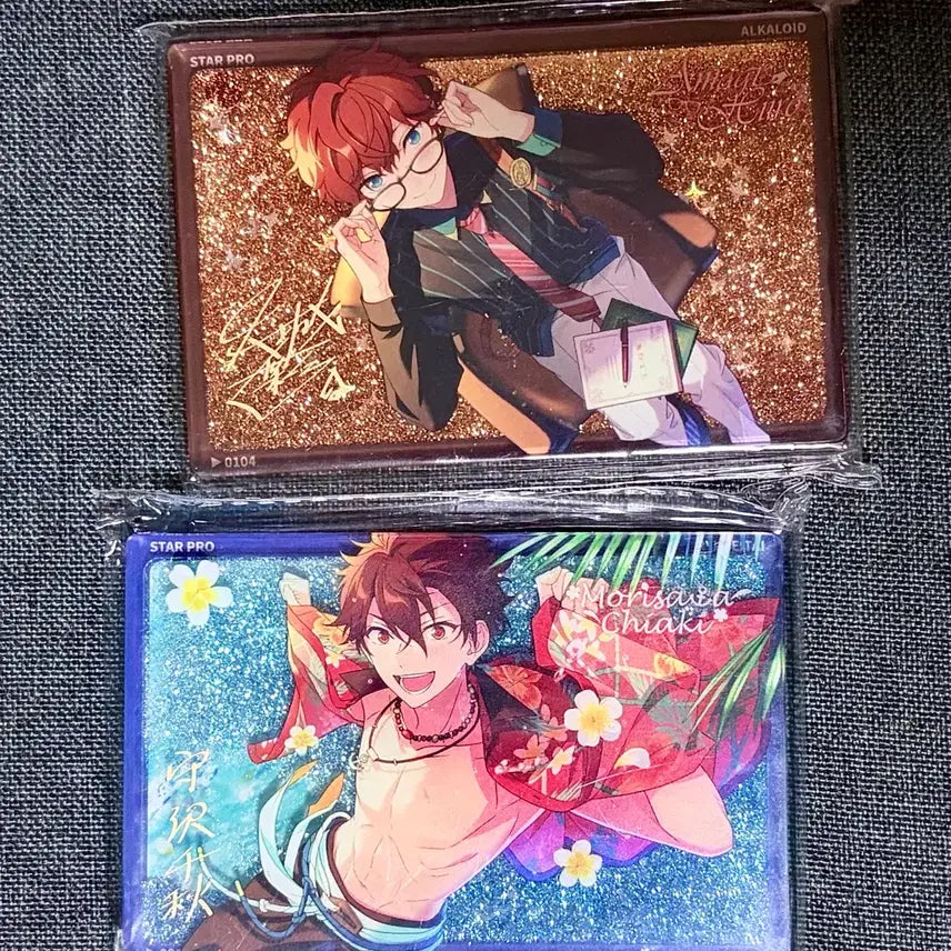 [BUNJANG] Ensemble Stars! Chara-Ani Standee (Chiaki, Hiirro) - Sealed Bundle / 앙스타 중스타 유사코롯타 치아키 히이로 미개봉 양도