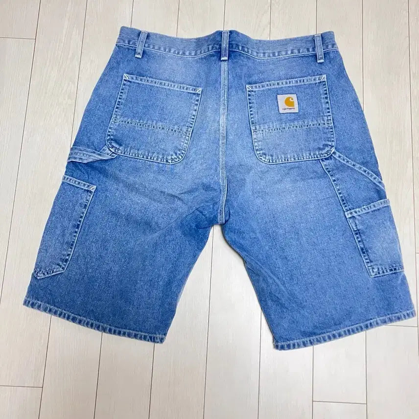[BUNJANG] Carhartt WIP Single Knee Carpenter Work Denim Shorts / 칼하트 WIP 싱글니 카펜터 워크 데님 쇼츠 반바지