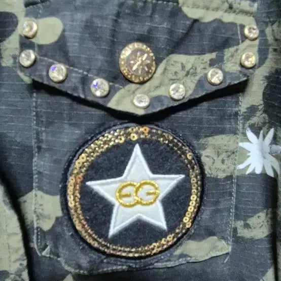 [BUNJANG] EGOIST Camouflage Military Field Jacket Size 55 / 에고이스트 카모플라쥬 밀리터리 야상 자켓 55