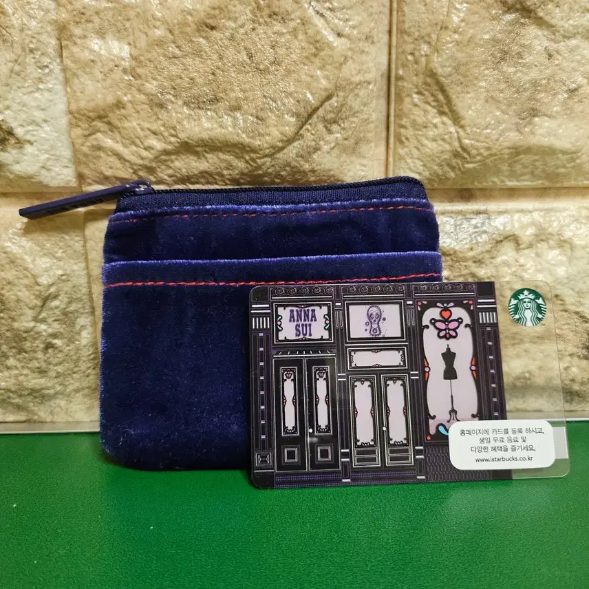 [BUNJANG] Starbucks Anna Sui Card with Pouch / 스타벅스 안나수이 카드(파우치 포함)