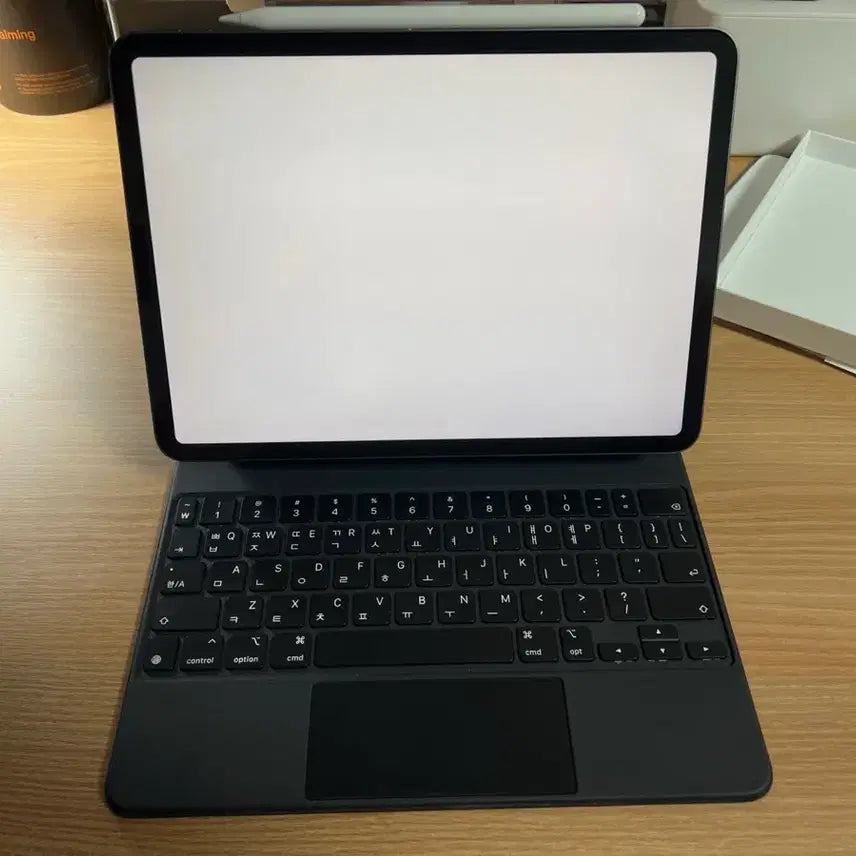 [BUNJANG] Apple iPad Pro 11-inch 2nd Gen 128GB Wi-Fi Bundle Set with Magic Keyboard, Apple Pencil 2nd Gen, and Smart Folio / 아이패드프로11 2세대 128GB 매직키보드 펜슬2 풀세트