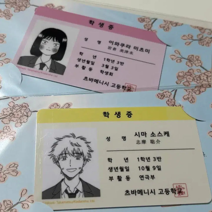 [BUNJANG] Skip and Loafer Shimazaki Mitsumi Student ID Card Bundle Set (Sealed) / (미개봉) 스킵과로퍼 학생증 시마미츠미 일괄