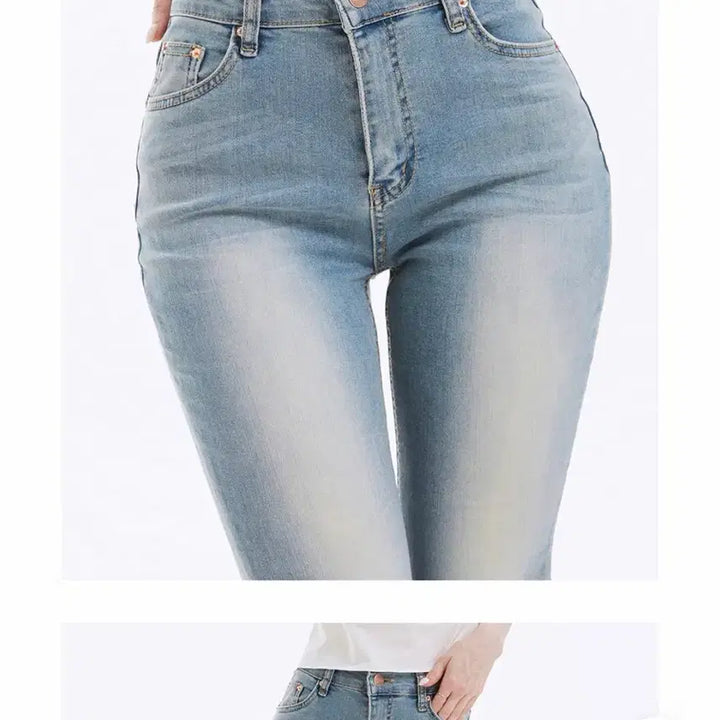 [BUNJANG] Nvey Summer Bootcut Denim Pants - Light Wash (Size S) / 네비 썸머 부츠컷 데님팬츠 S 연청