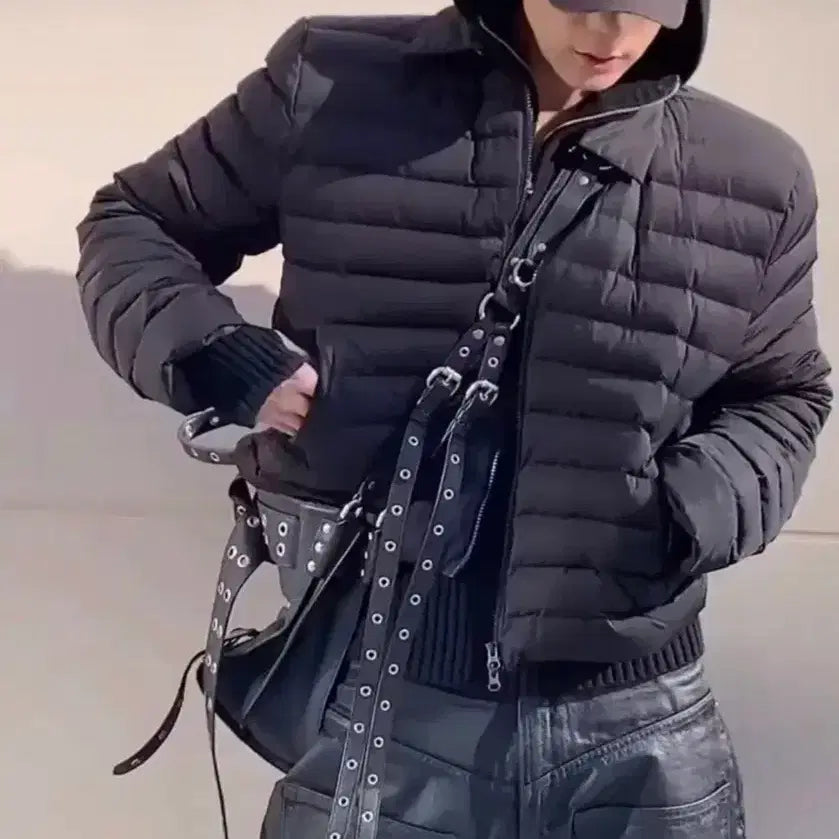 [BUNJANG] Cozytex Michelin Cropped Padded Jacket / 코지텍스 미쉐린 크롭 페디드 자켓