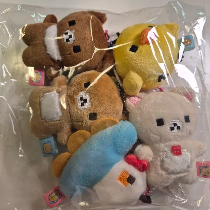 [BUNJANG] Rilakkuma Tenori Gaming Doll Set (Korilakkuma, Kiiroitori, Kogumaz) - 5 Types / 리락쿠마 게이밍 인형 테노리 5종 세트 코리락 키이 코구마
