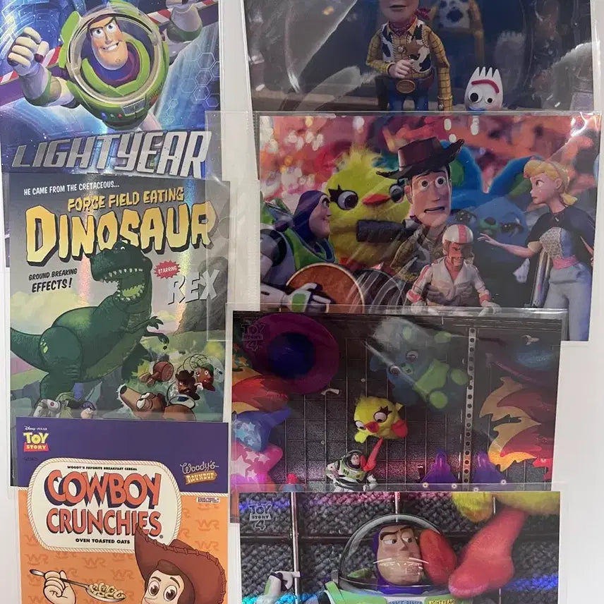 [BUNJANG] Toy Story Postcard 7-Piece Bundle Set / 토이스토리 엽서 7장 일괄