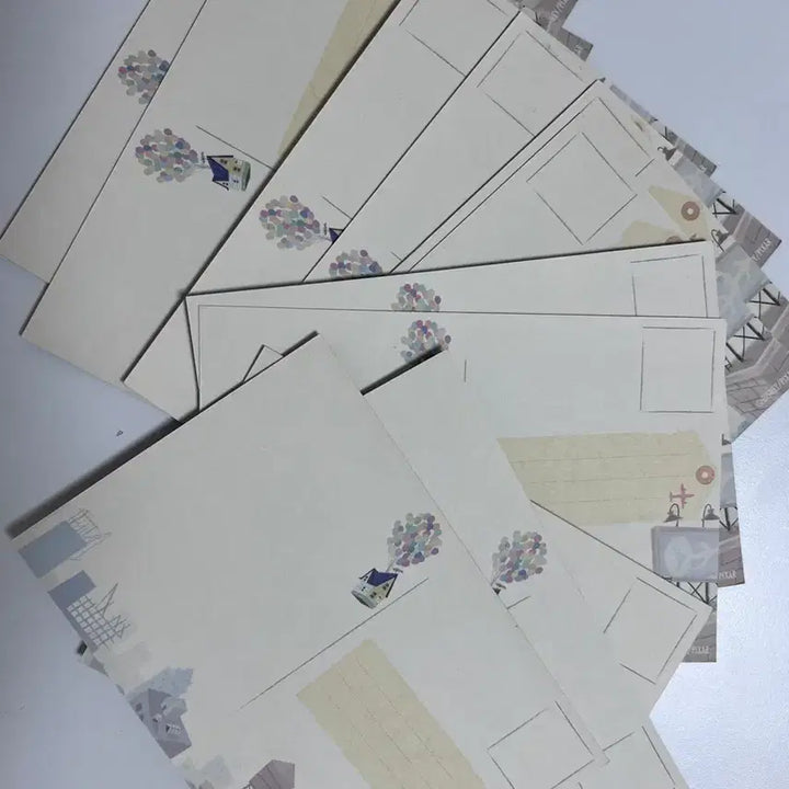 [BUNJANG] Pixar Up Postcard Set (11 pcs) Bundle Set / (희귀) 픽사 업 엽서 세트 11장 일괄