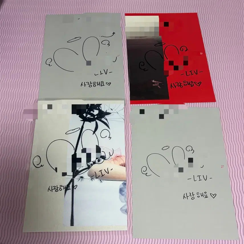 [BUNJANG] Resene Live Signed Album Photocard / 리센느 리브 친필 싸인 앨범 포카 굿즈 싸폴