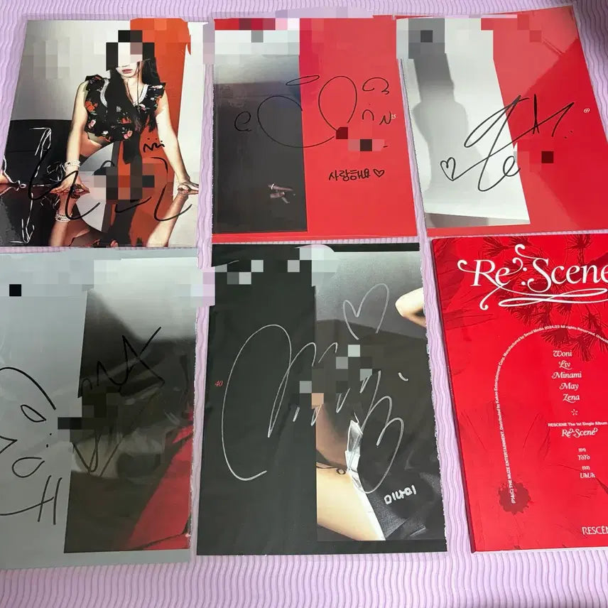 [BUNJANG] LeSserafim Signed Album Photocard / 리센느 친필 싸인 앨범 포카 싸폴 굿즈
