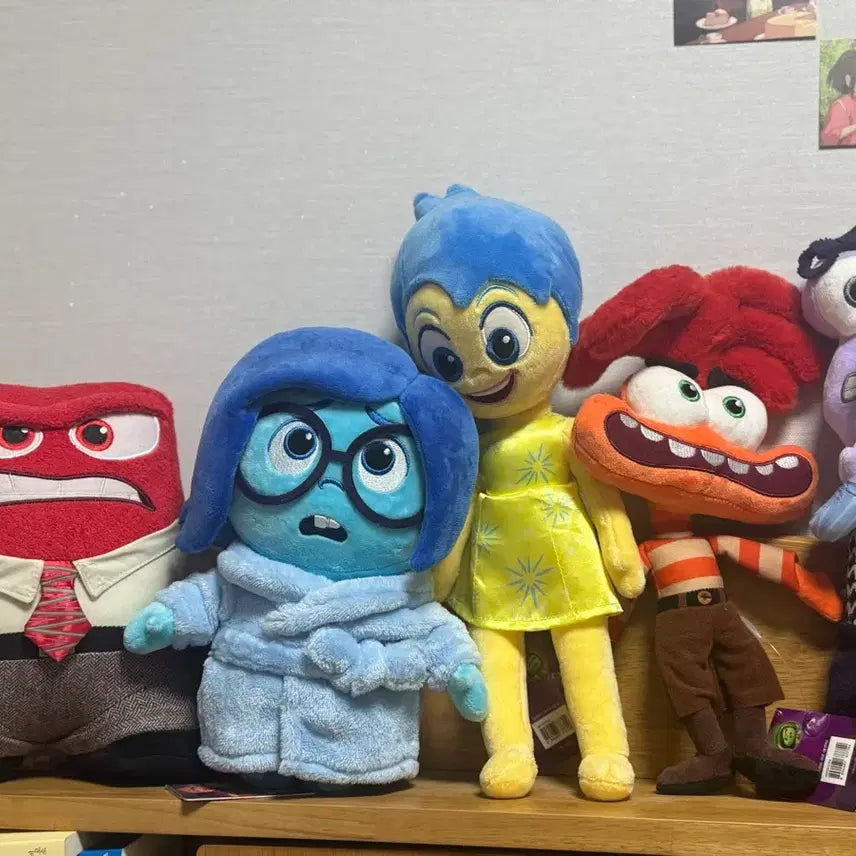 [BUNJANG] Inside Out 5 Character Plush Set / 인사이드아웃 인형 5종 세트