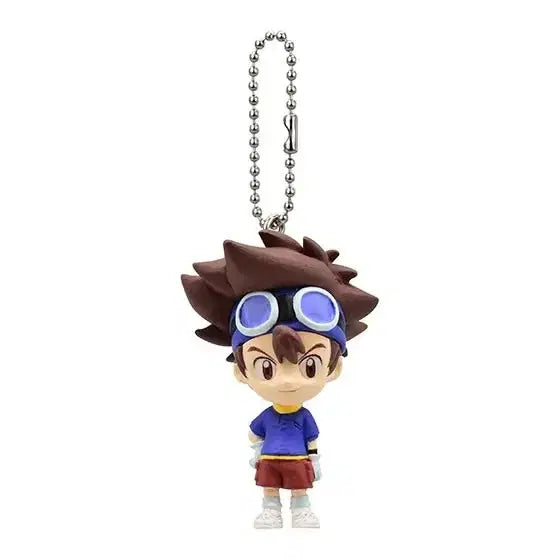 [BUNJANG] Bandai Digimon Adventure Classic Keychain Tai Kamiya Figure Gacha / [새상품] 디지몬 고전 키링 태일 타이치 피규어 가챠 디지몬어드벤처