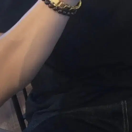[BUNJANG] Gold Chain and Black Bead Bracelet Set - Lost Item Inquiry / 금팔찌 찾습니다...
