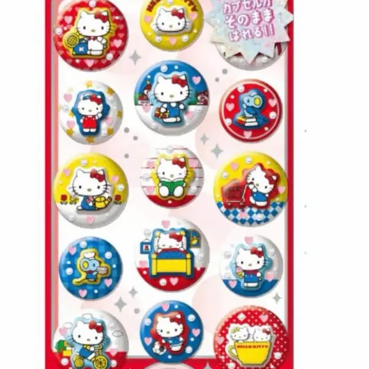 [SOLD OUT] 헬로키티 캡슐 씰 스티커