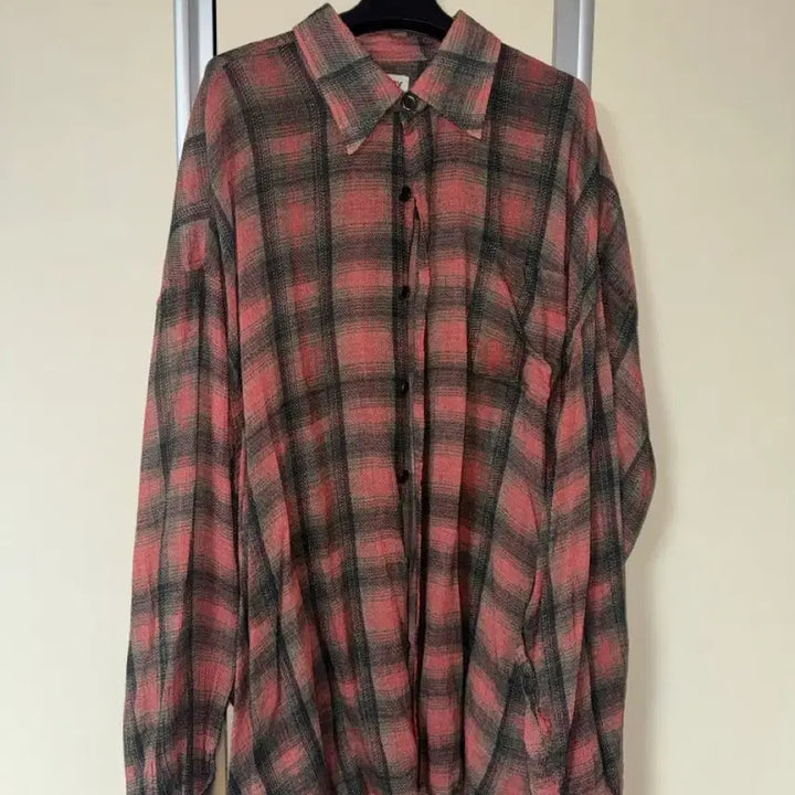 [SOLD OUT] 아워레가시 보로우드 셔츠 빅 럼버체크 프린트