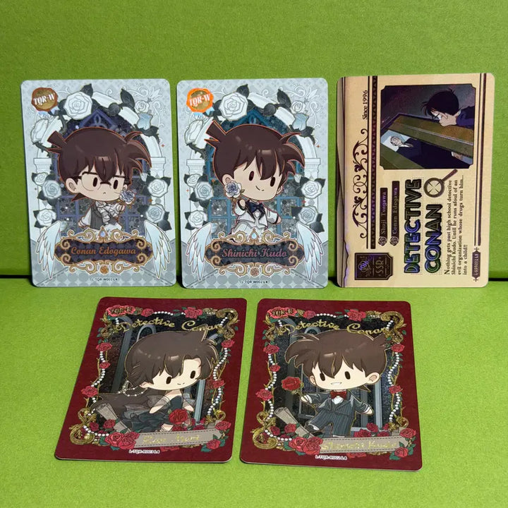 [BUNJANG] Detective Conan Chinese Edition Trading Cards - Official Conran Shinichi Ran Set / 명탐정 코난 중국판 트레이딩 카드 중판 공식 코난 신이치 란 5종
