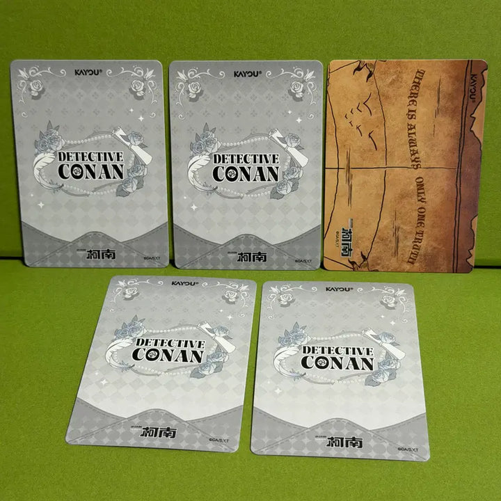 [BUNJANG] Detective Conan Chinese Edition Trading Cards - Official Conran Shinichi Ran Set / 명탐정 코난 중국판 트레이딩 카드 중판 공식 코난 신이치 란 5종