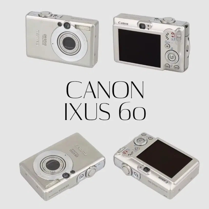 [BUNJANG] Canon IXUS 60 Vintage Digital Camera / A급)캐논 익서스 60 CANON IXUS 60 빈티지 디지털카메라 디카