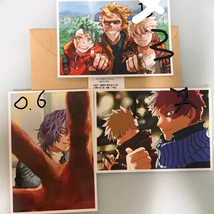 [BUNJANG] My Hero Academia Original Art Exhibition Snapshot Bromide / 나히아 원화전 스냅샷 브로마이드 히로아카 나의히어로아카데미아