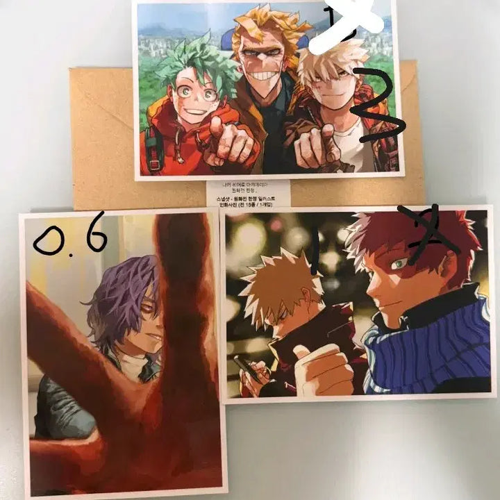 [BUNJANG] My Hero Academia Original Art Exhibition Snapshot Bromide / 나히아 원화전 스냅샷 브로마이드 히로아카 나의히어로아카데미아