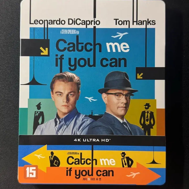 [BUNJANG] Catch Me If You Can Steelbook Limited Edition 4K UHD Blu-ray / [4K 블루레이] 캐치 미 이프 유 캔 : 스틸북 한정판 (1disc: