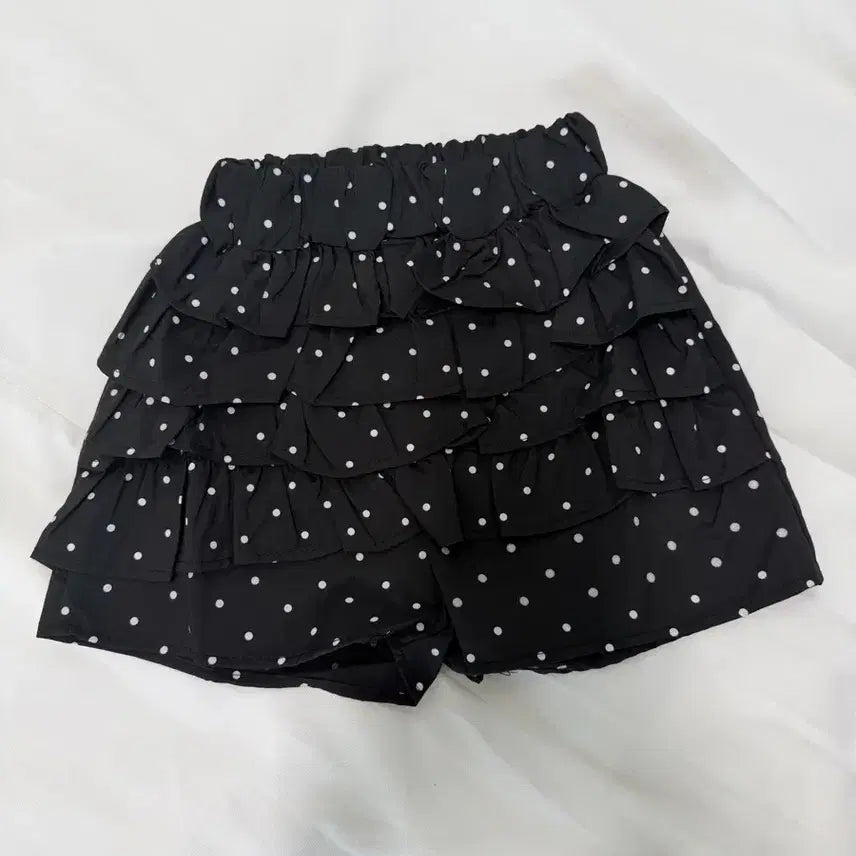 [BUNJANG] Cherry Tank Top &amp; Polka Dot Skirt Shorts Set / 90여아옷 새상품-체리나시+땡땡이치마바지 세트